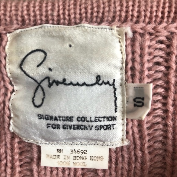 Vintage givenchy knit sweater rose pink - Picture 4 of 5